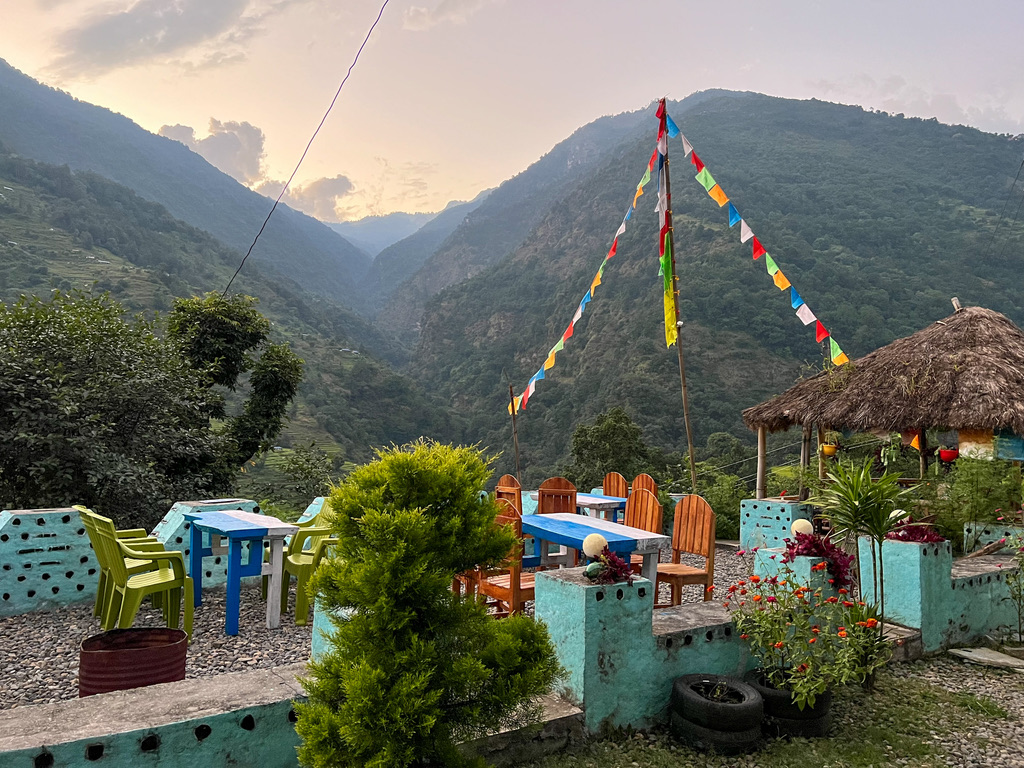 tea house on trek in Nepal