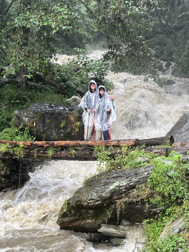 Rainy day on trek