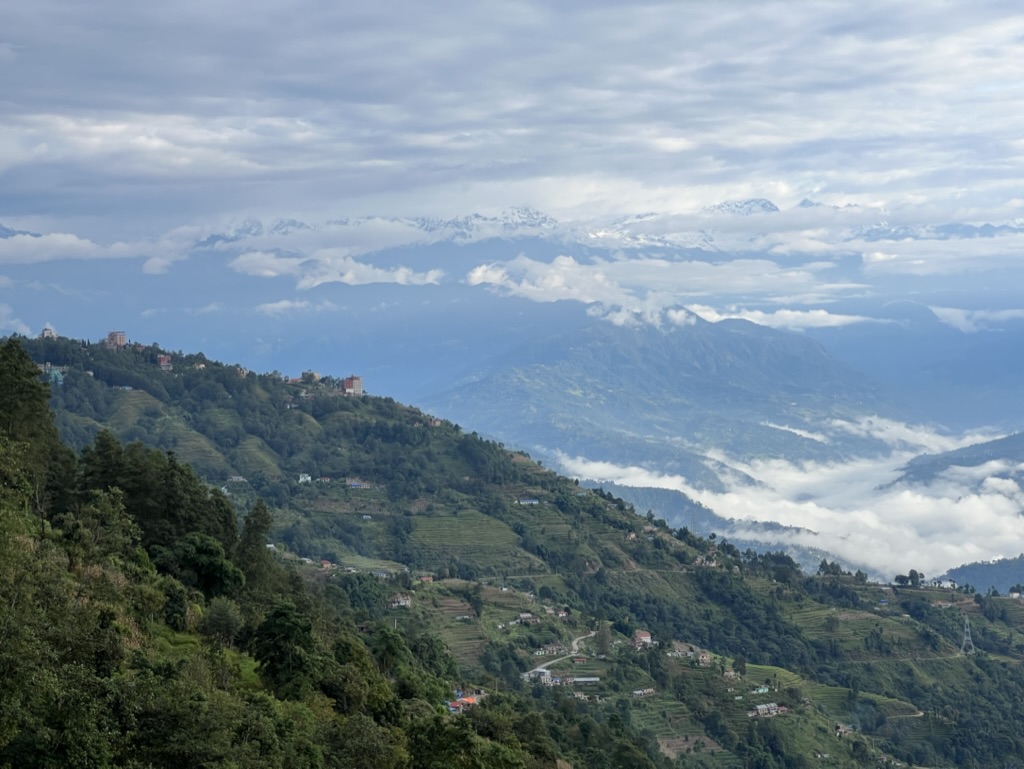 Negarkot, Nepal views trying to see Mount Everest 