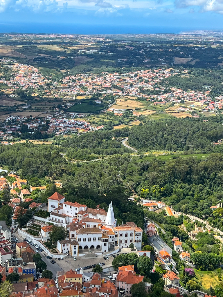 Sintra National Palace in the historic town center of Sintra